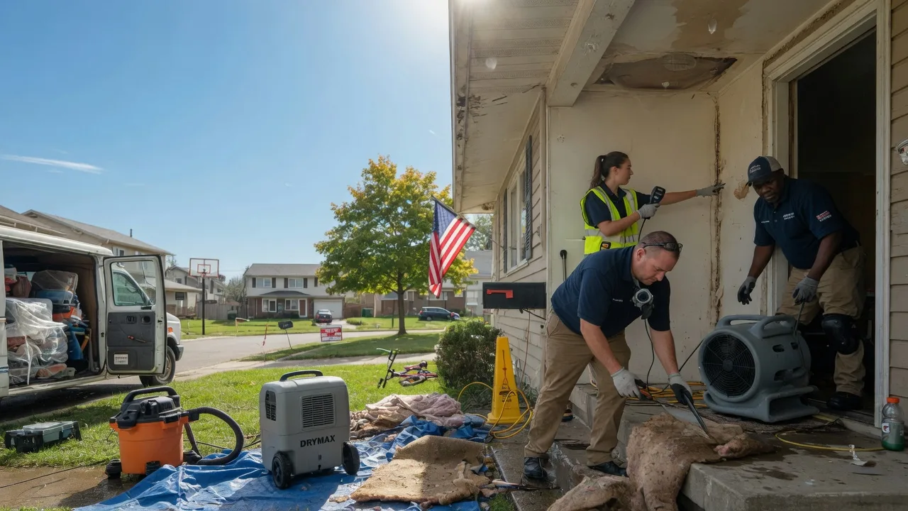 Water Damage Restoration in Lansing, IL near me
